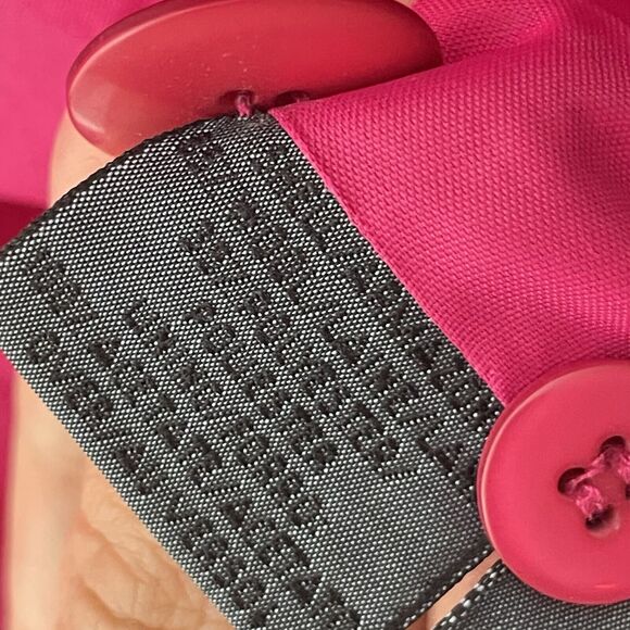 VTG Lizwear Hot Pink Blazer Jacket Women’s M Fleece Texture 90s Y2K Power Suit - Picture 10 of 11